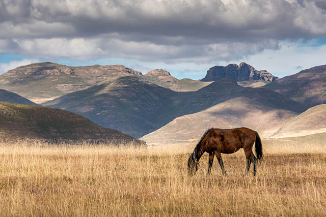 Paysage du Lesotho